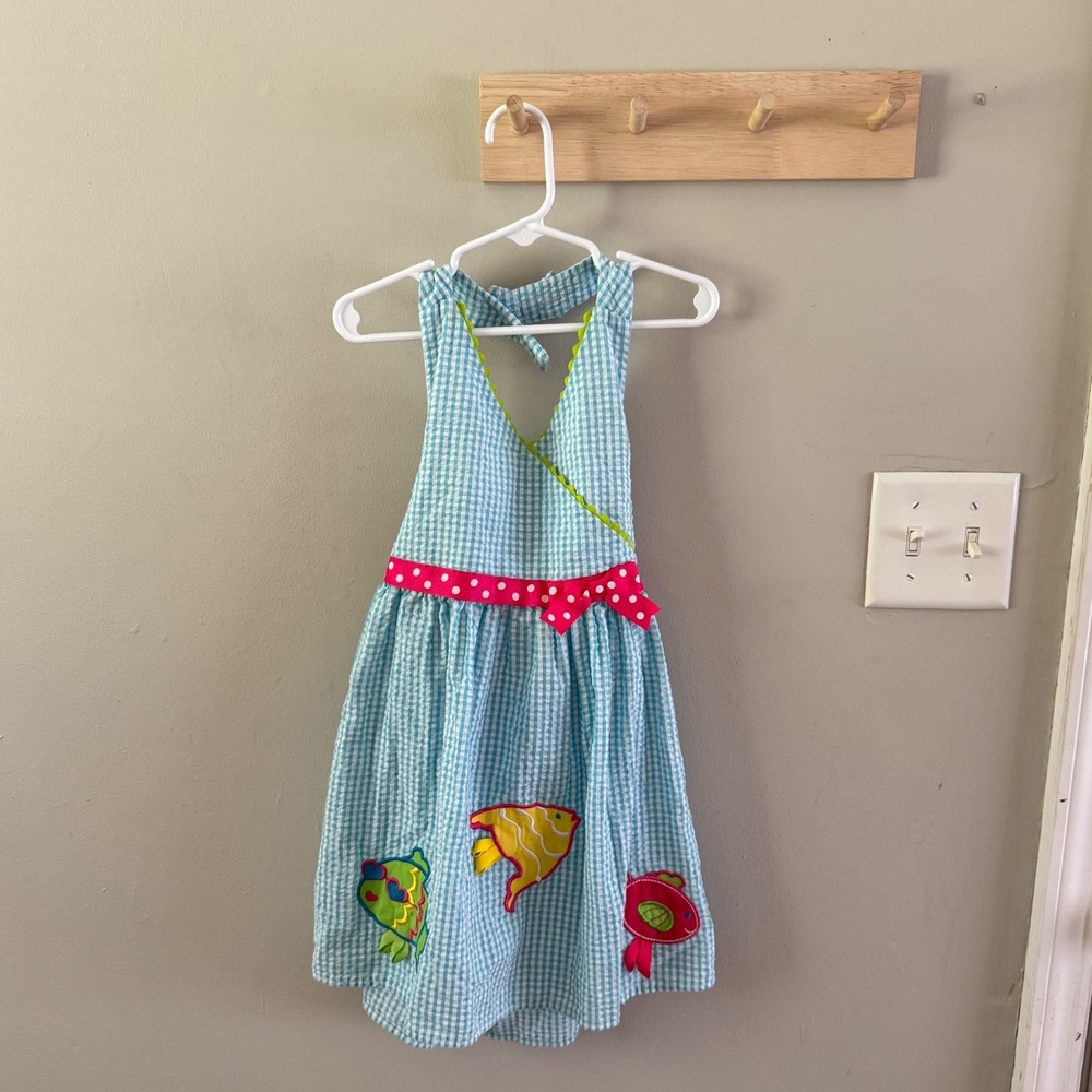 sz. 5 Emily Rose seersucker dress